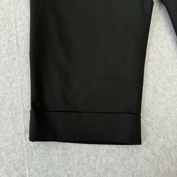 Alice + Olivia Shorts Womens Black Cuffed Hem Bermuda Shorts Size 4 Preppy